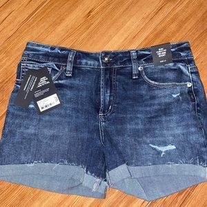 Designer jean shorts